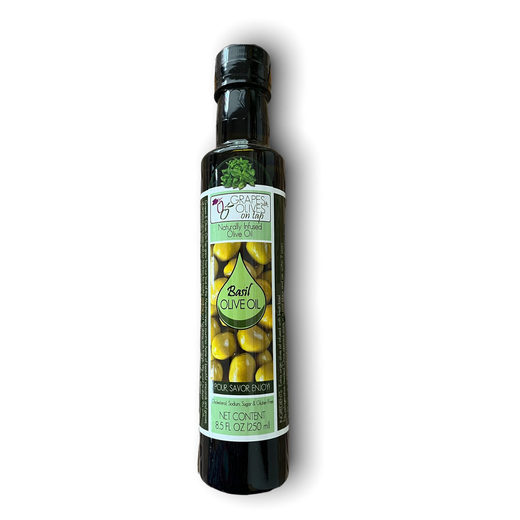 Basil Extra Virgin Olive Oil On Back Order. Ships late April